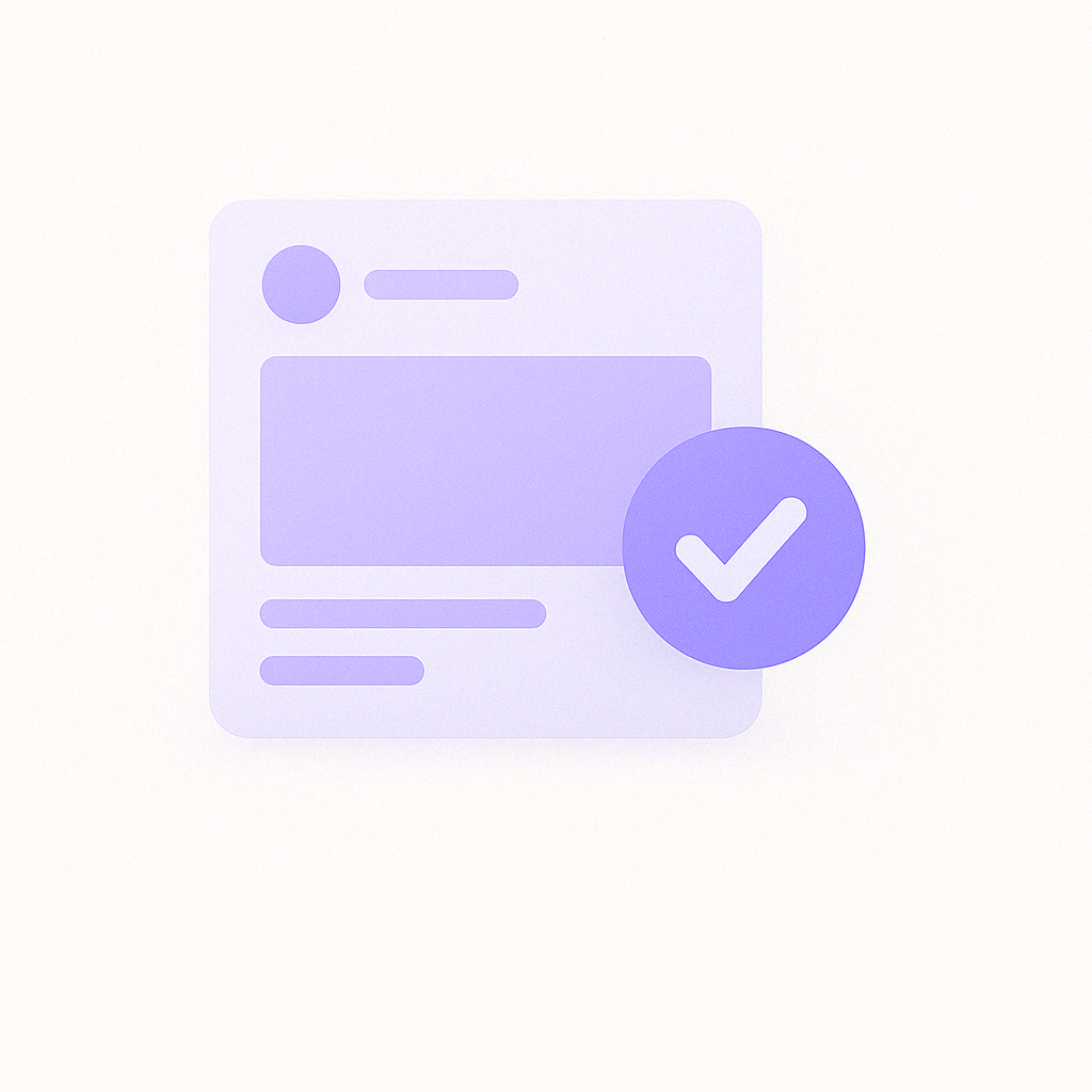 Posting Verification graphic